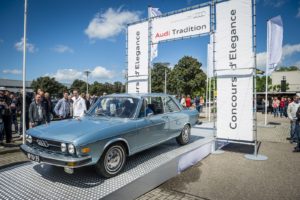Het concours d'elegance vormt één van de hoogtepunten van Audi Tradition in Leusden. Afbeelding: Pon
