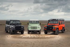 Ter ere van het afscheidsjaar lanceerde Land Rover drie Celebration edities. Foto: Jaguar Landrover