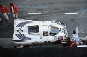 Aanwezig tijdens de Historic Grand Prix in Zandvoort: de Le Mans winnaar van 1971. Het is de Porsche 917 van Gijs van Lennep en Helmut Marko. Foto: Porsche.