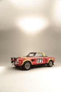 Abarth 124 Rally. Een geheel eigen en sportieve kijk op het thema SportSpider. Afbeelding: Bonhams