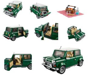 Prijzig, maar erg leuk. LEGO Creator brengt al enige tijd deze MINI Cooper als bouwpakket uit. Foto: LEGO