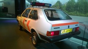 Nederlands erfgoed van een vaderlandse hulpdienst: de Volvo 343 L. Foto: Saskia van Putten