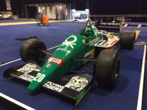 De Benetton BMW B186 dankt zijn reputatie aan zijn enorme vermogenspotentieel. De Oostenrijkse F1-coureur Gerhard Berger won met deze bolide zijn eerste Grand Prix. De Benetton BMW B186 is te zien tijdens InterClassics in Maastricht. Afbeelding: InterClassics Maastricht