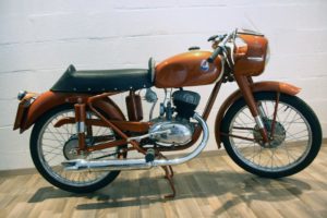 Een heel bijzondere motorfiets wordt door Coys in Maastricht geveild: de Maserati 125 Turismo Lusso. Foto: Coys
