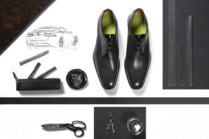 De in het afgelopen najaar gepresenteerde Whitley en Sayer collectie was één van de voortvloeisels uit de samenwerking tussen de schoenenfabrikant en Jaguar. ©Jaguar Landrover
