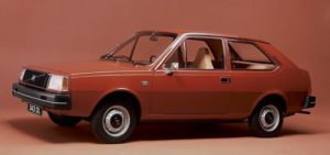 De Volvo 343, zoals hij veertig jaar geleden het levenslicht zag. Afbeelding: Volvo