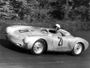 Een iconische Porsche maakt deel uit van een bijzondere demonstratie in Zandvoort: de magnifieke 550 Spyder. Afbeelding: Porsche