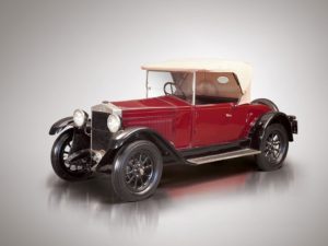 Eén van de fraaie "lots" uit de Quattroruote Collection: de Fiat 509 A Spider. Afbeelding: RM Sotheby's