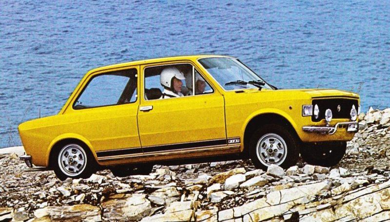 Markante verschijning, veel sportieve trekken en typische kenmerken. De Fiat 128 rally was onmiddellijk als zodanig herkenbaar. Afbeelding: Fiat