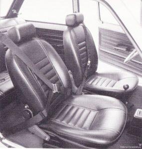 Sober en sportief gingen uitstekend samen binnen het Fiat 128 rally interieur. Afbeelding: Fiat