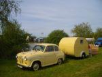 Austin A35 met caravan - Auto Motor Klassiek