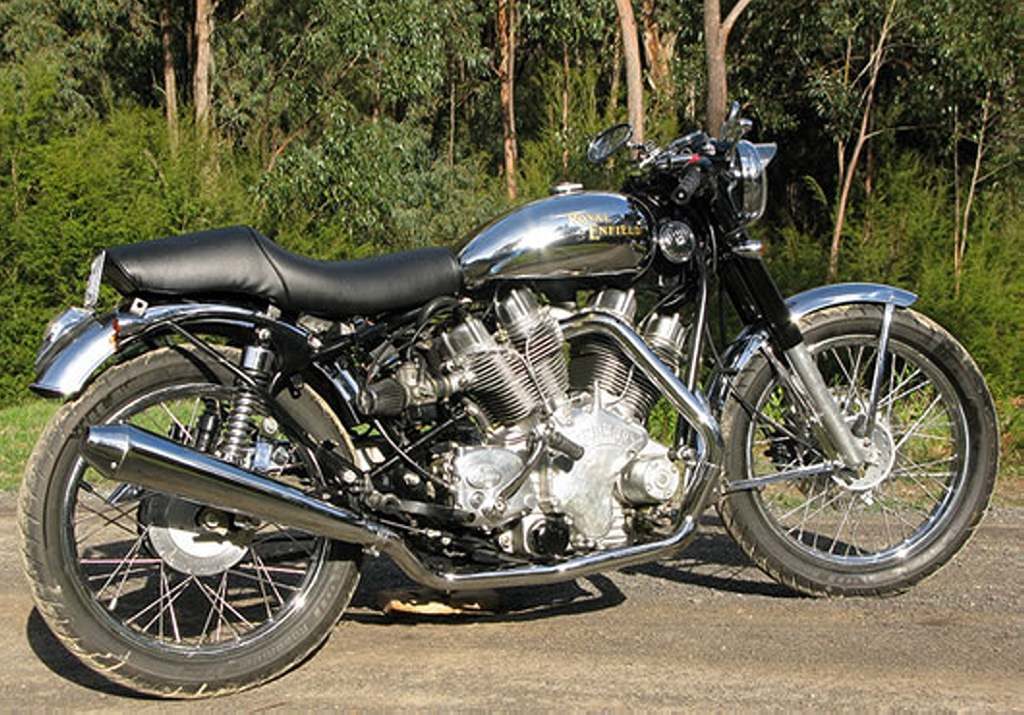 De Royal Enfield Musket. Aniket Vardhan's droom