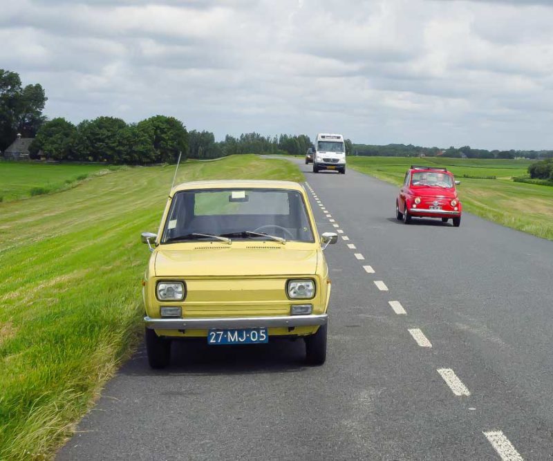 Rijden met een zeldzaamheid: de Fiat 133