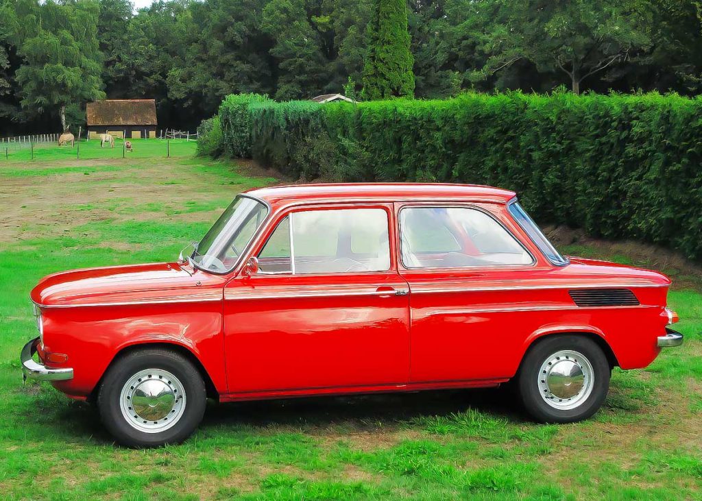 De NSU Typ 67 viercilindermodellen. Van Prinz 1000 tot 1000C
