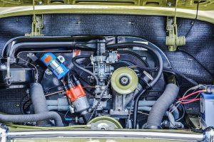 Volkswagen Karmann Ghia motorruimte