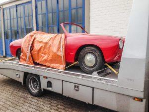 Volkswagen Karmann Ghia restauratie begin