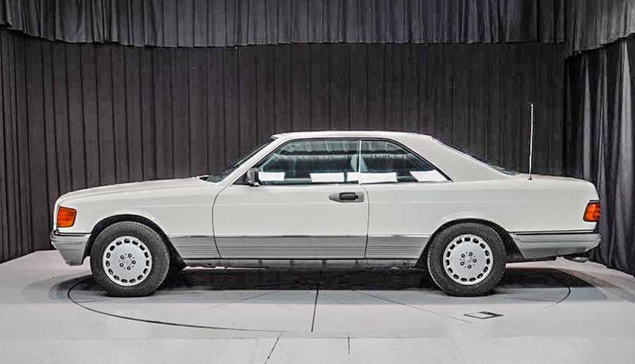 Mercedes-Benz 500SEC zijkant
