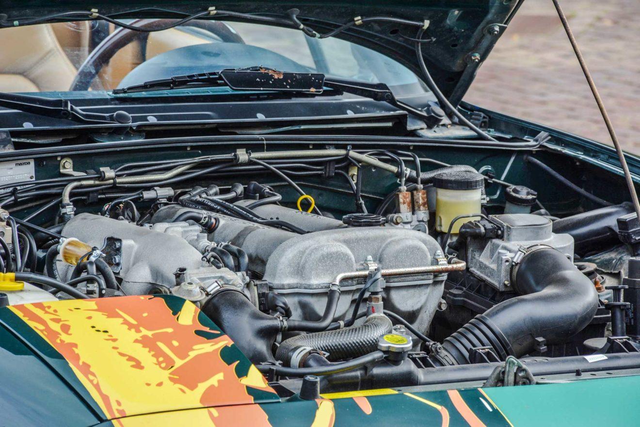 Mazda MX-5 motorruimte