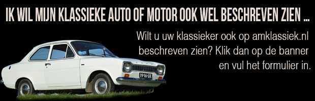 klassieke auto of motor op de site