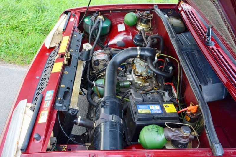 Citroën BX motorruimte
