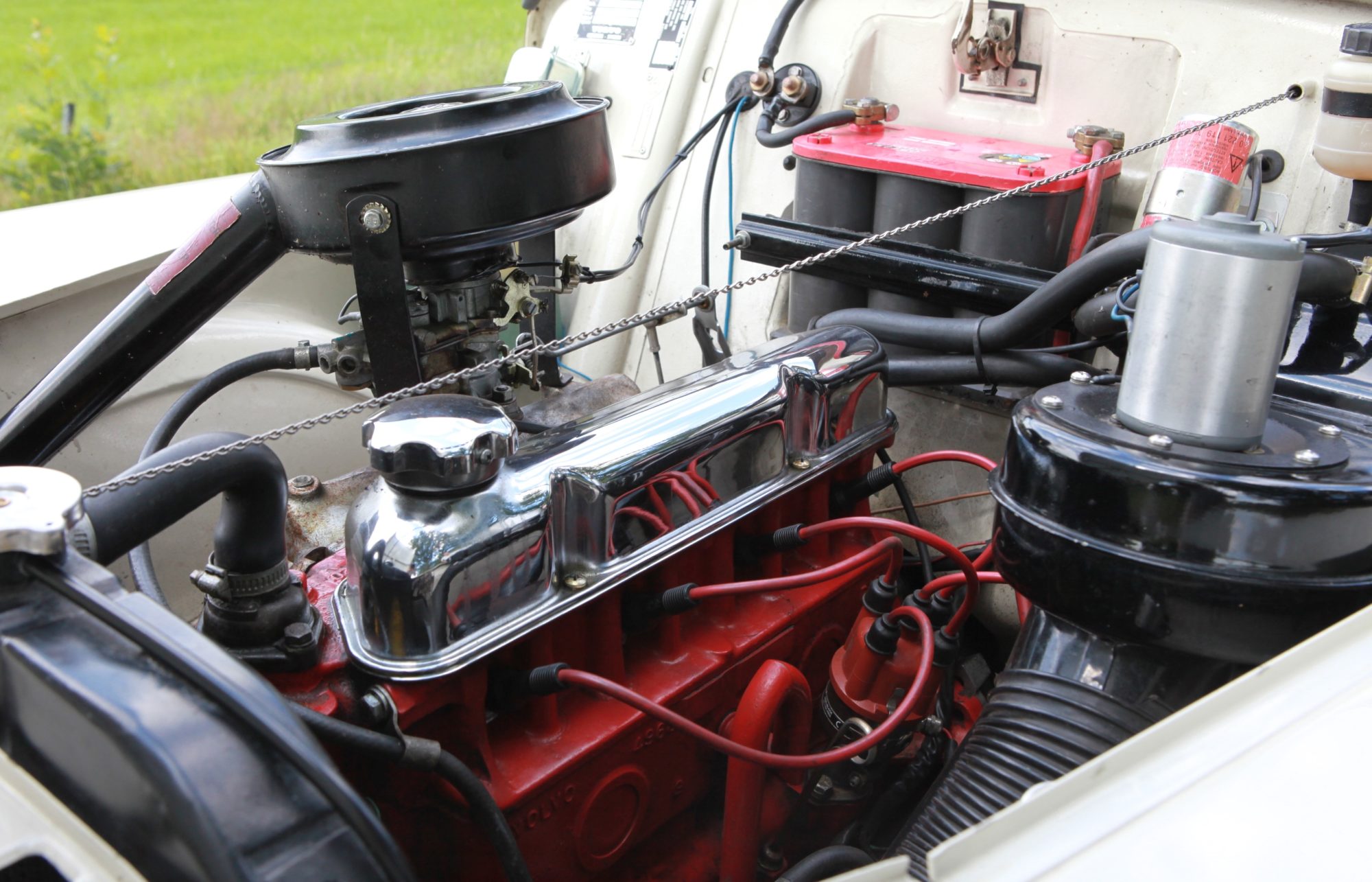Volvo PV 544 motorruimte