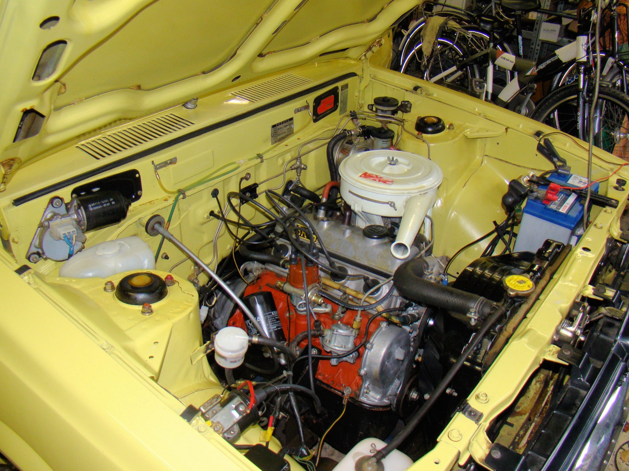 Toyota Corolla motorruimte