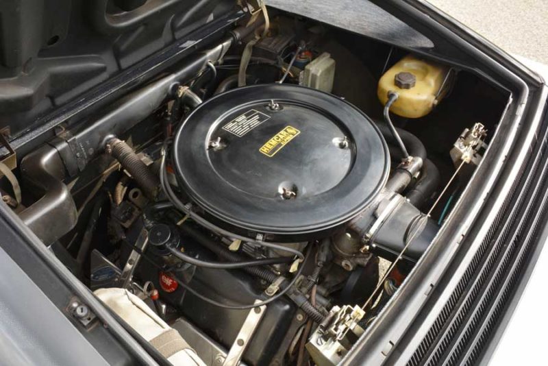 Alpine V6 motorruimte