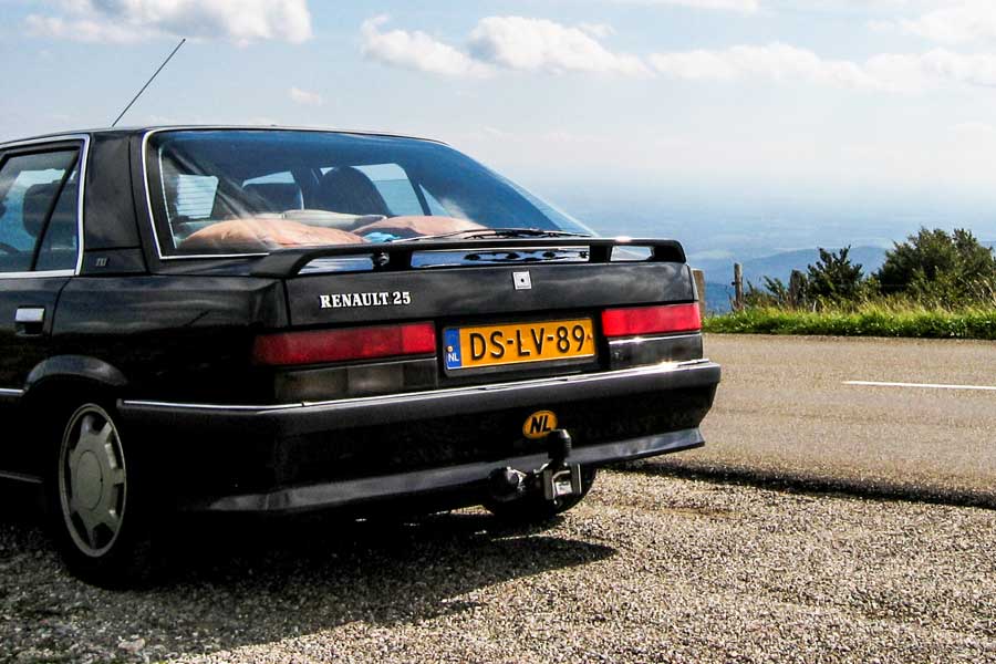 Renault 25 TXI achterkant