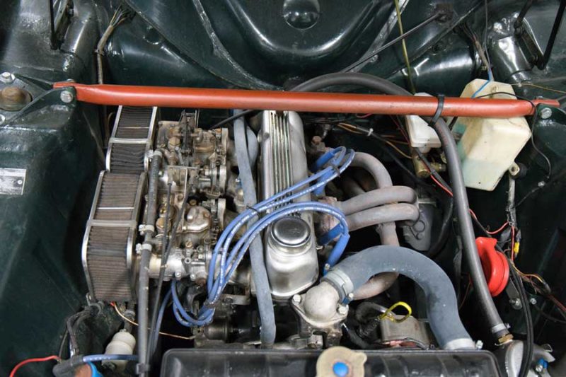 Ford Cortina MkI rallyuitvoering motor
