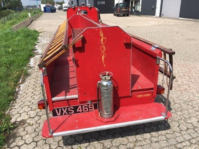 Crosley brandweerauto achter