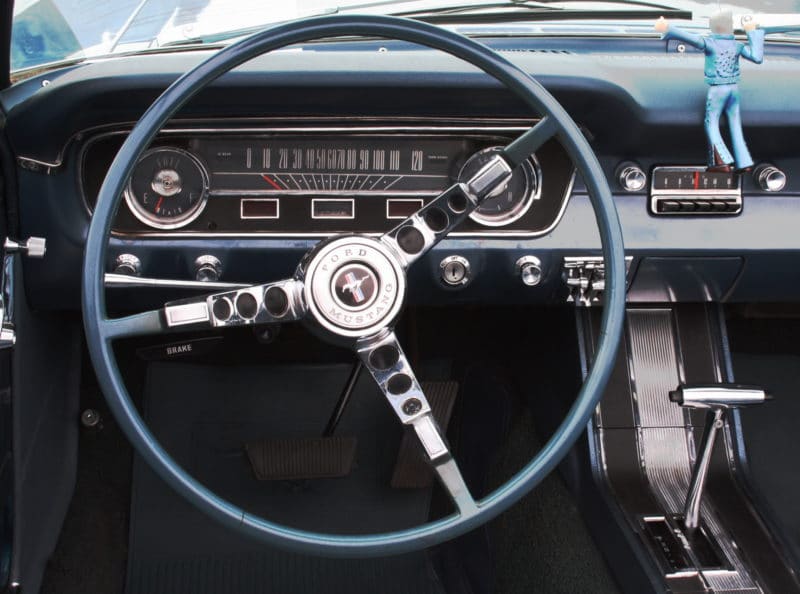 Ford Mustang Bj 1964 100 PS 6 Zylinder 33 l Hubraum Armaturen