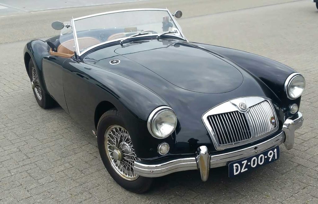 MG MGA Roadster uit 1959. ”A thing of beauty” voor Joost.&nbsp;