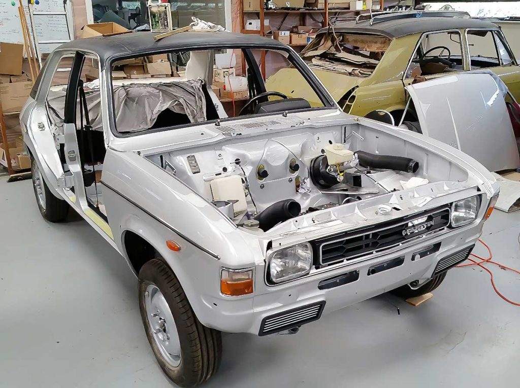 Austin Allegro uit 1978 van Rein. Een positieve perfectie.