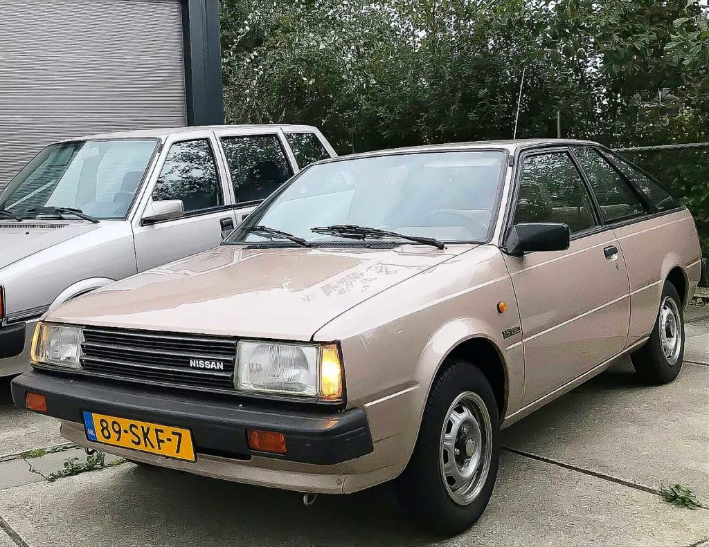Nissan Sunny 1,5 Coupé (1983) van&nbsp;Branko.&nbsp;Typisch jaren 80-model.