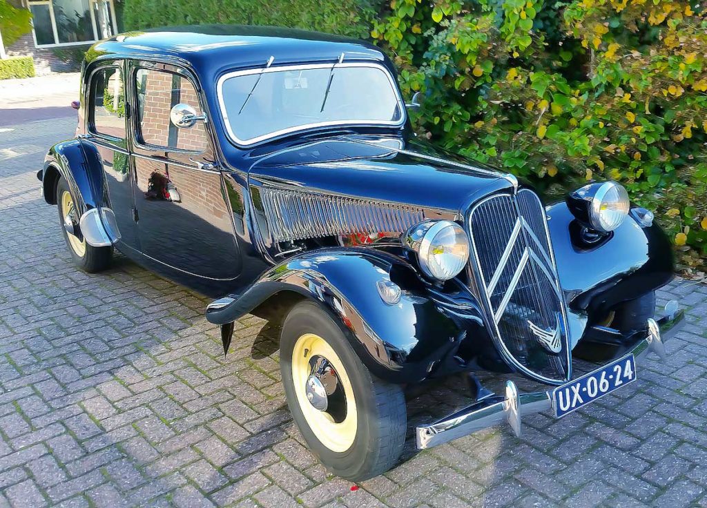 Citroën Traction Avant 11 Sport uit 1950 van Johannes. Betoverende schoonheid.
