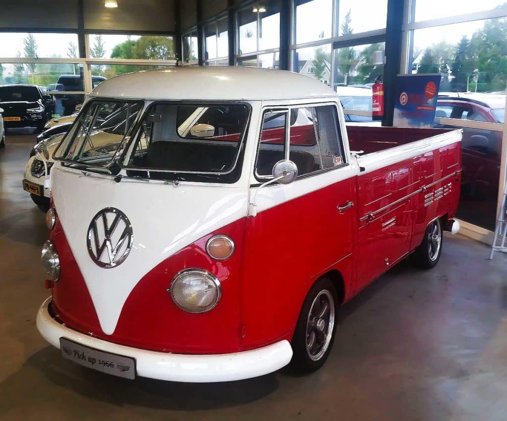Volkswagen T1 Pickup uit 1966. Van werkpaard naar sierpaard.&nbsp;