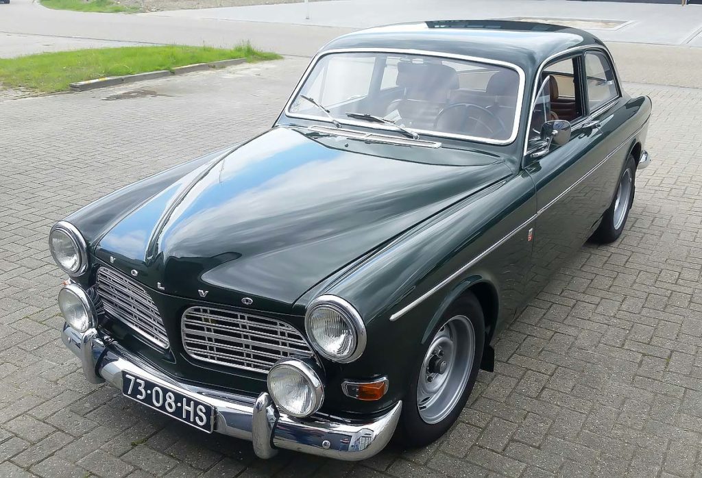 Volvo Amazon 122 uit 1969. De roem van het Zweedse staal voor Roelof.&nbsp;