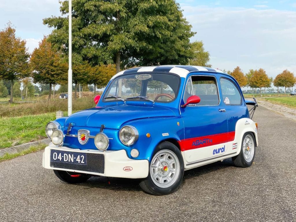 Zastava 750 Luxe uit 1974 van Anne. Fantastisch leuke Abarth replica.&nbsp;