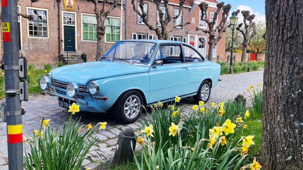 DAF 55 T Coupé uit 1971. Het onbeschrijfelijke geluksgevoel van Erik & Marjan. 