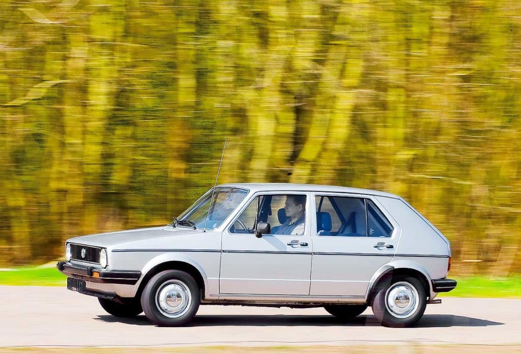 Volkswagen golf. de eerste generatie.