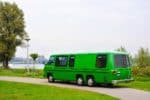 Gmc motorhome, interesse gewekt door de kleur. baas boven baas