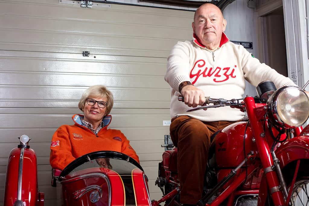 Een liefdesverhaal op wielen: dirk en zijn moto guzzi falcone