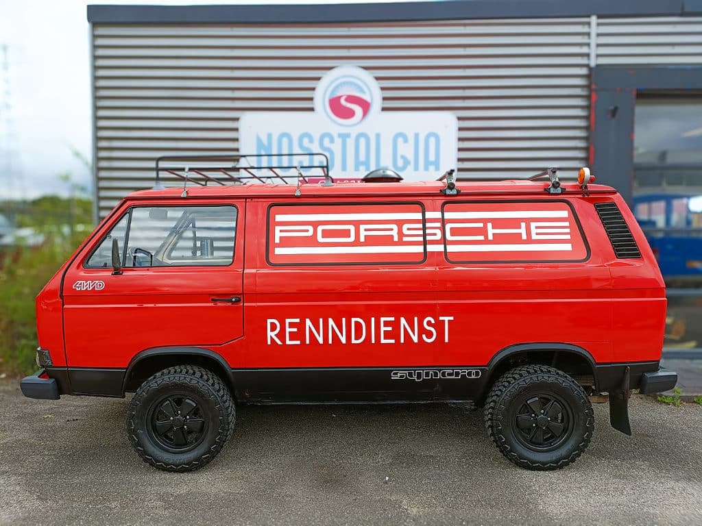 Vw syncro transporter (1986). sterrenstatus voor de befaamde volkswagen transporter.