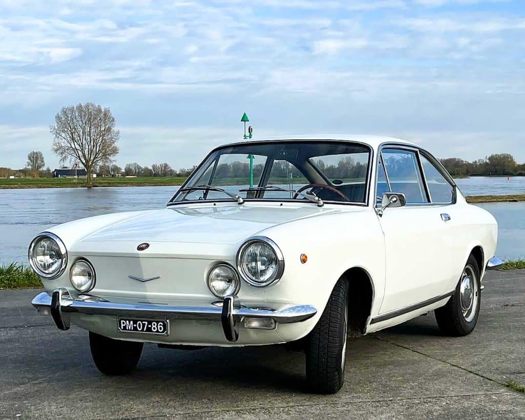 Fiat 850 sport coupé (1968): een blikvanger van het zuiverste water voor arend.