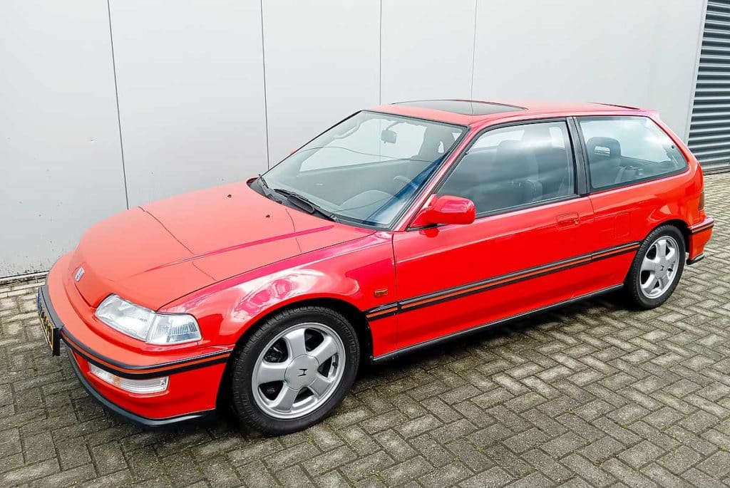 Honda civic vtec 1.6 (1990). jacob waardeert sportieve uitvoeringen