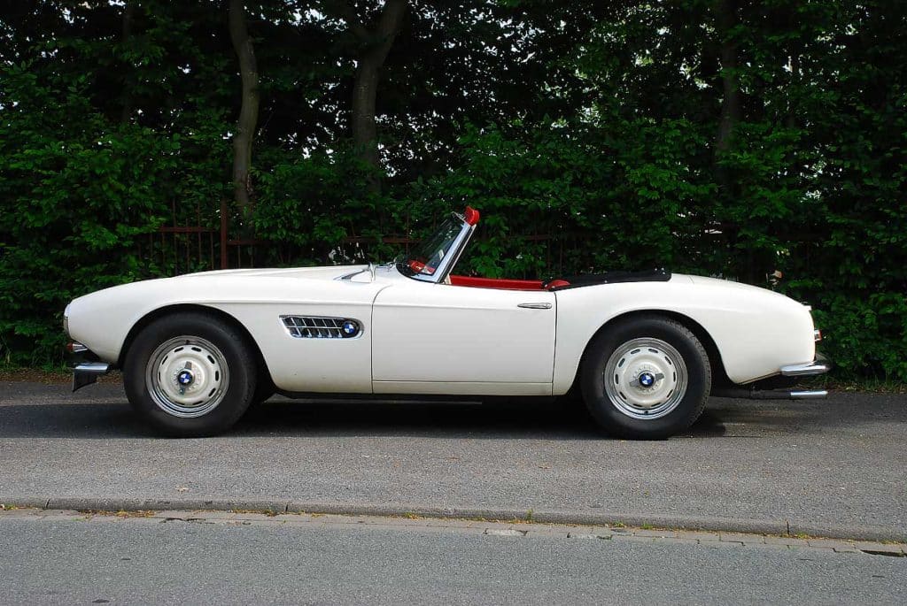 Bmw 507. een tijdloze klassieker met een rijke geschiedenis