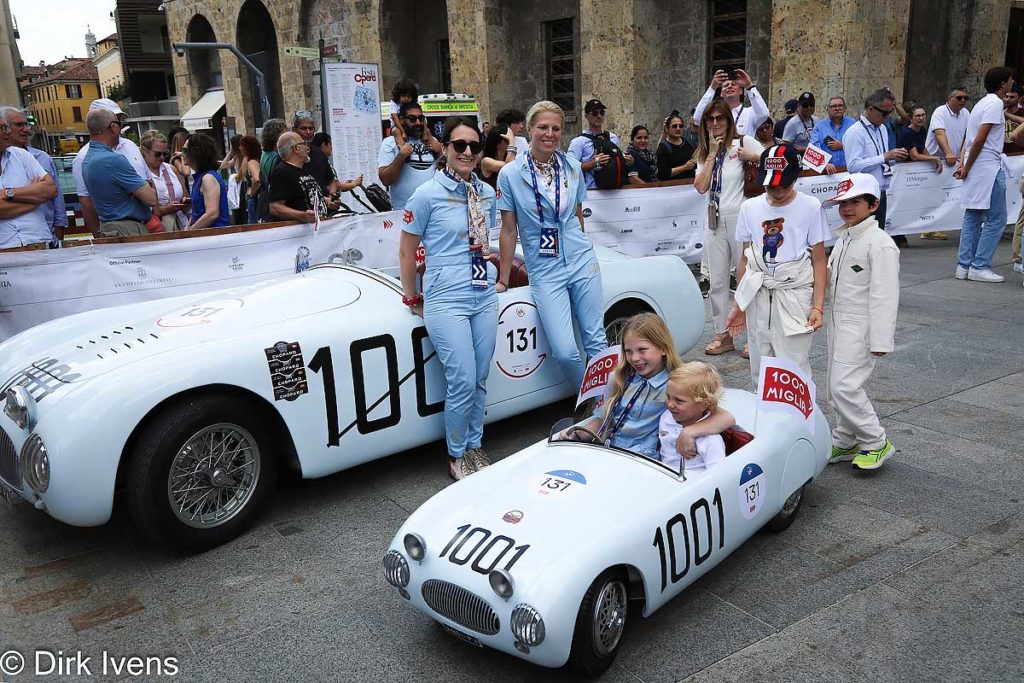 Andrea vesco en fabio salvinelli winnen de 1000 miglia 2024 voor de vierde keer op rij