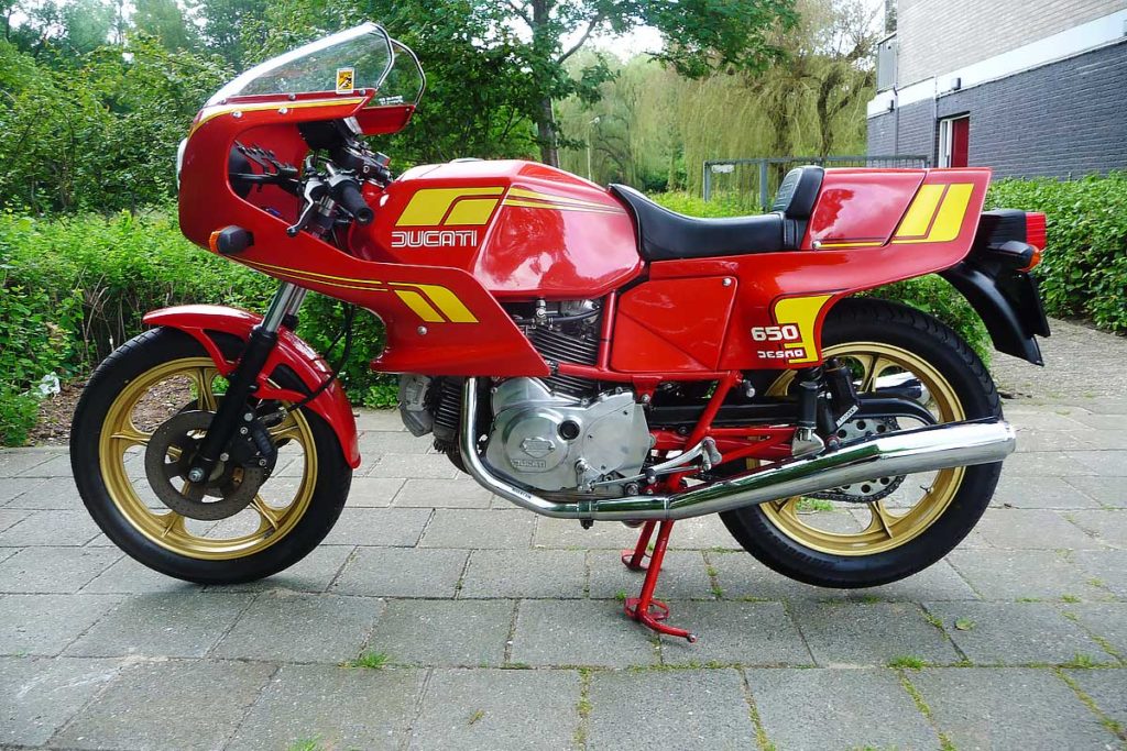 Ducati 650sl pantah: een zeldzame vondst op nederlandse wegen