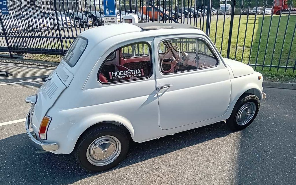FIAT 500 Rinnovata (1973) – ‘Reusachtige’ oldtimer voor Christian en Ida