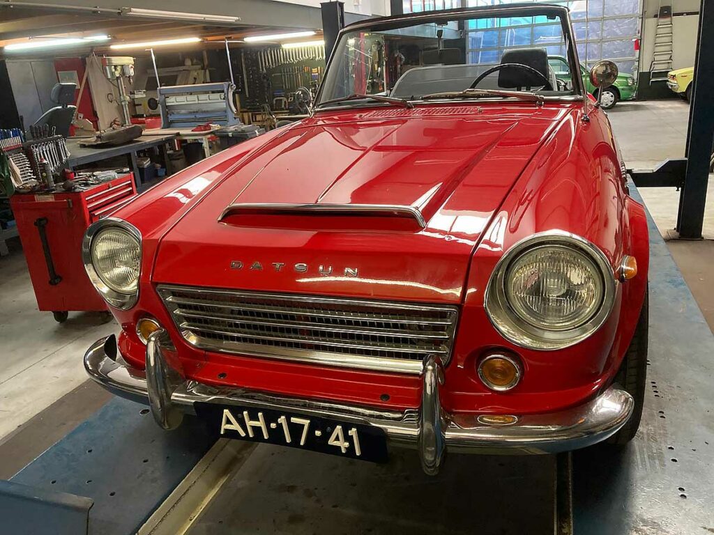 Datsun/Nissan collectie: deskundigheid en betrokkenheid van André